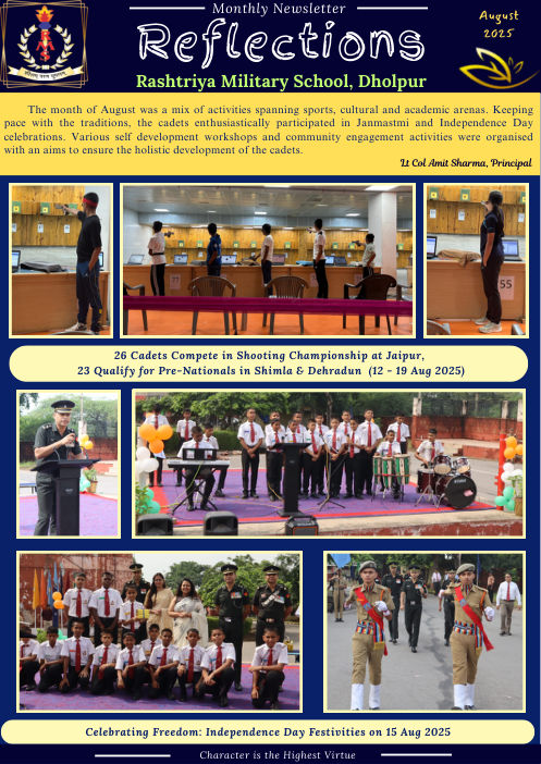 Newsletter cover, August 2025