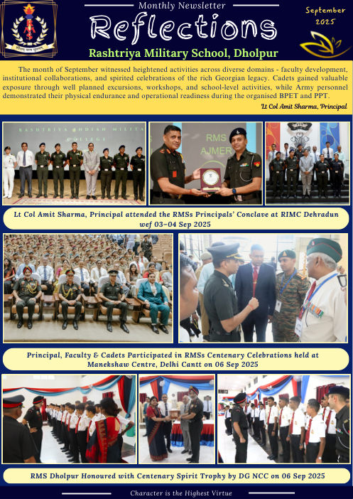 Newsletter cover, September 2025