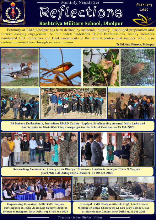 Newsletter cover, February 2026