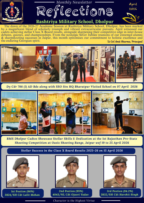 Newsletter cover, April 2026