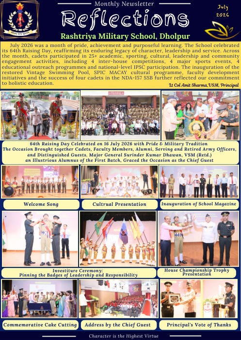 Newsletter cover, July 2026