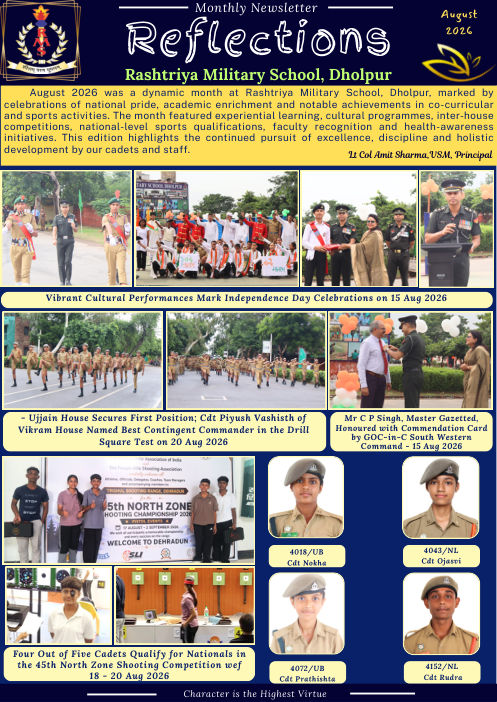 Newsletter cover, August 2026